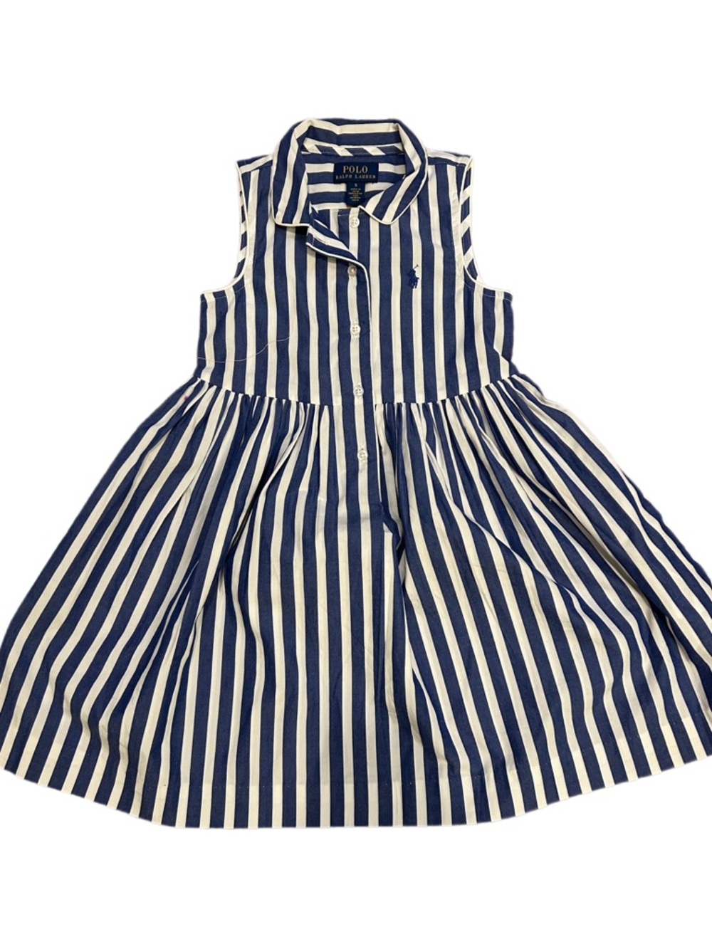 Polo Ralph Lauren
Big Girls Striped Poplin Shirtdress size 5